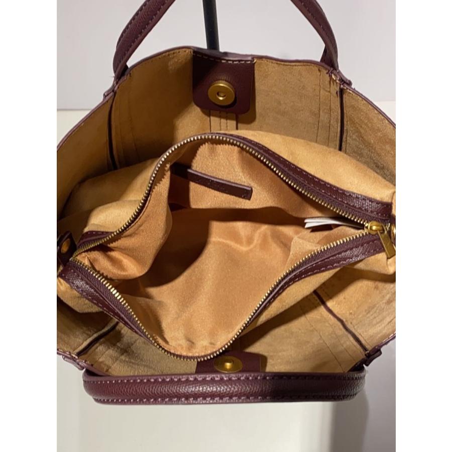 ZARA◇2way/ステッチミニシティバッグ/ショルダーバッグ/--/BRW 