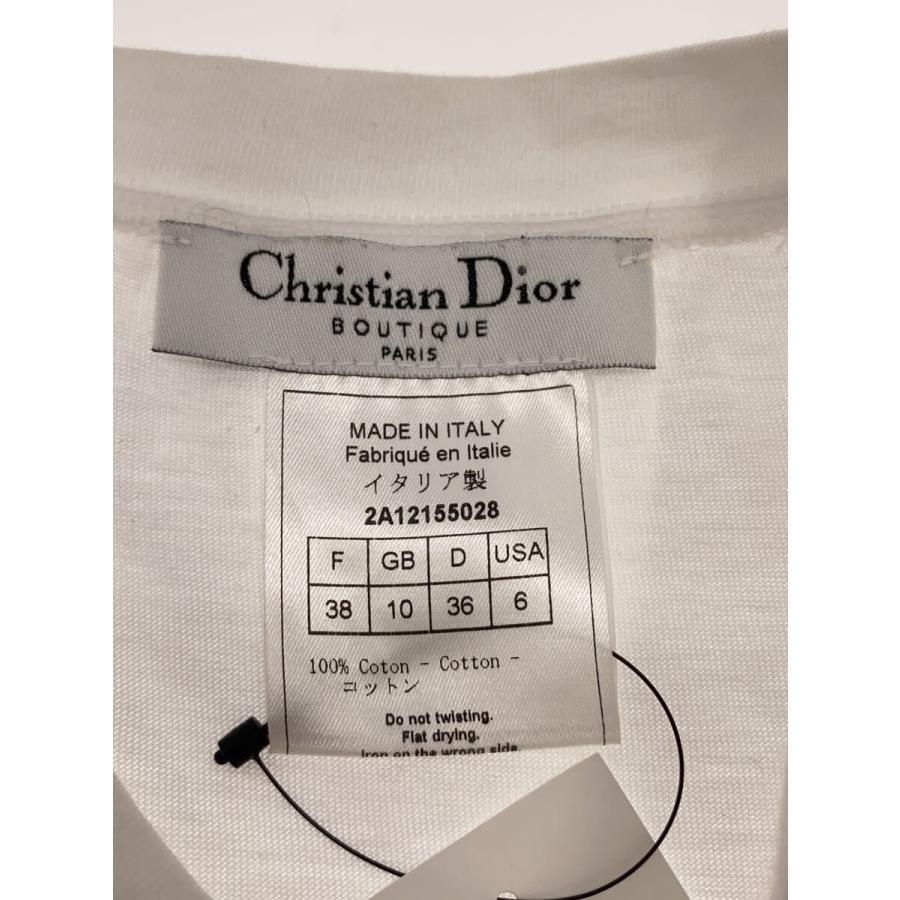 Christian Dior◆Tシャツ/38/コットン/WHT/プリント/2A12155028の画像