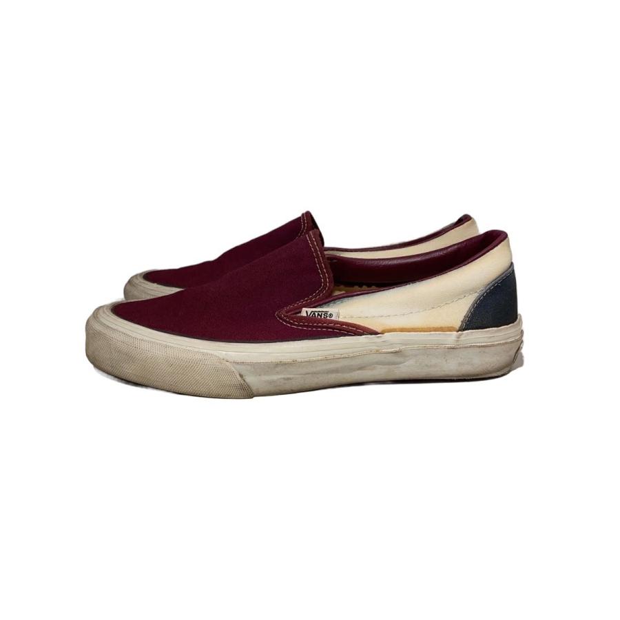 VANS◇USA製/OLD/スリッポン/バイカラー/切替/UK7.5/BRD/キャンバス 