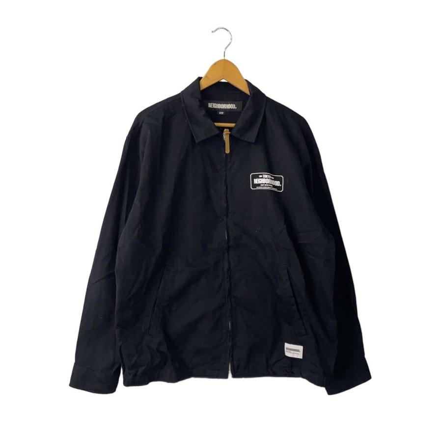 NEIGHBORHOOD◇ZIP WORK JACKET/L/コットン/BLK/241TSNH-JKM02