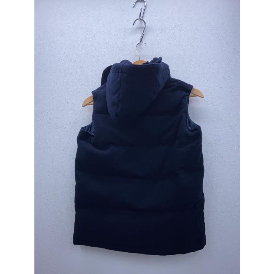 DANTON◇BEAMS別注モッサダウンベスト/34/ウール/NVY/JD-8854/17A-FA