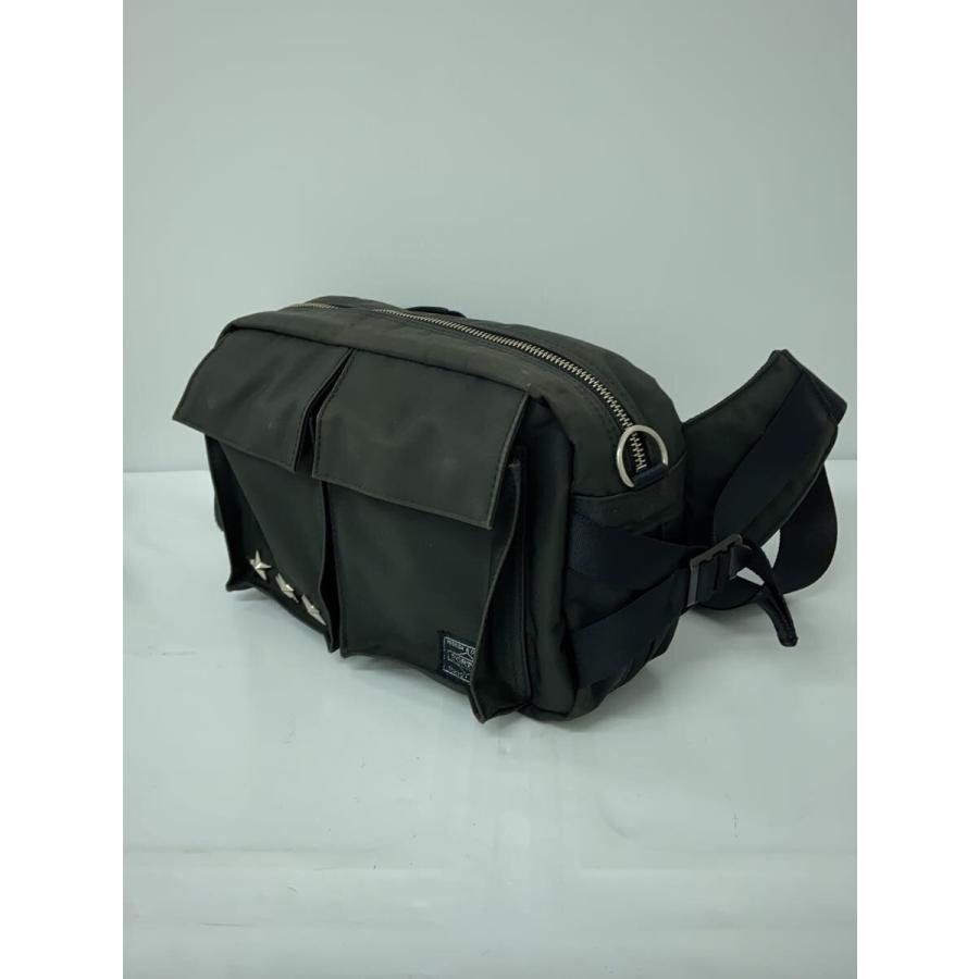 PORTER◇Bzコラボ/ウエストバッグ/ナイロン/BLK : セカンド