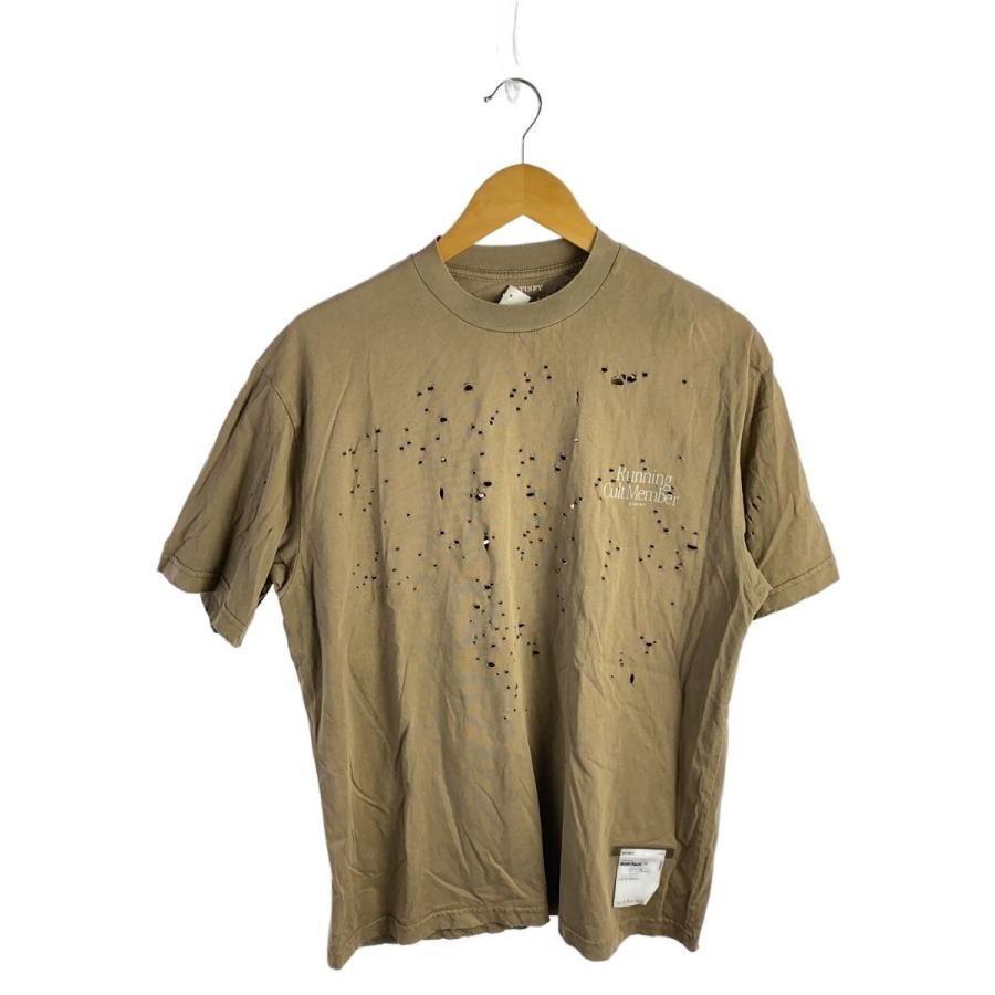 satisfy/ダメージ加工Tシャツ/2/コットン/BRW/11005 : セカンド