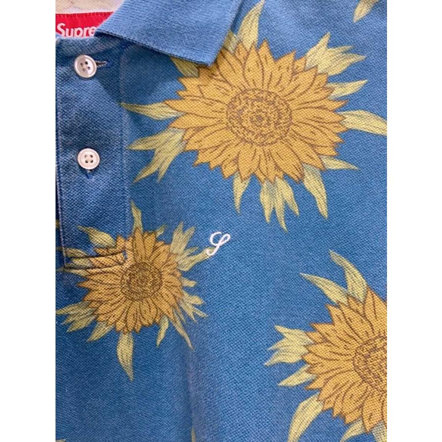 Supreme◇ポロシャツ/S/コットン/BLU/15SS SUNFLOWER POLO : セカンド