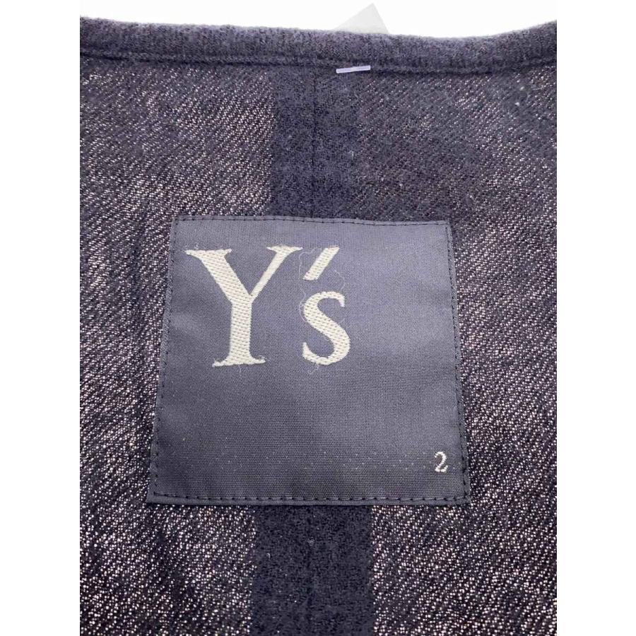 Y’s◆コート/2/リネン/BLK/無地/YC-C03-301