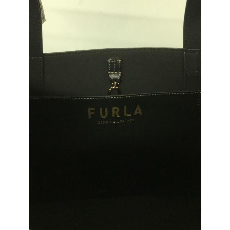 FURLA◆Gilda Tote L/トートバッグ/レザー/BLK｜ssol-shopping｜06