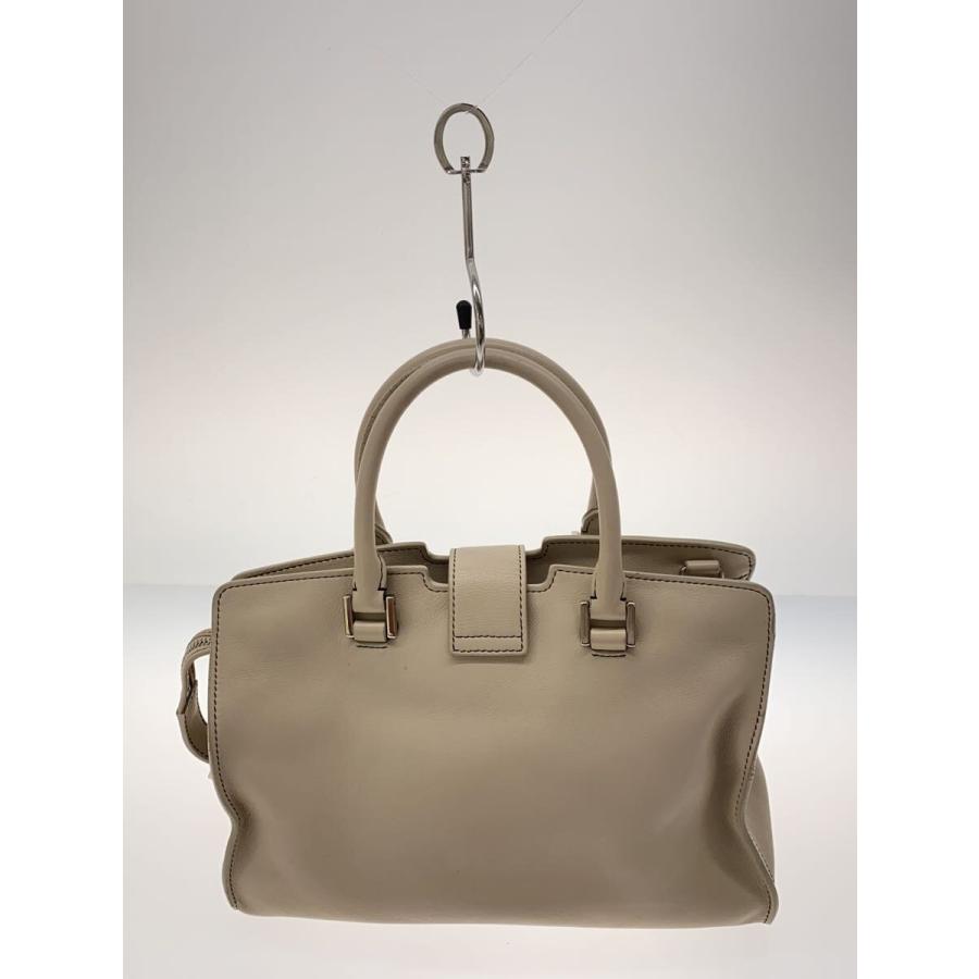 SAINT LAURENT◇ベイビーカバス/ハンドバッグ/レザー/BEG/GNR424868