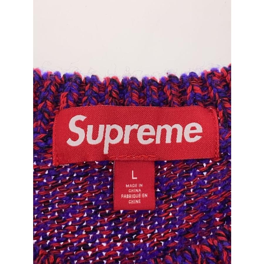 Supreme◇25SS/Contrast Logo Sweater/ニット・セーター(厚手)/L
