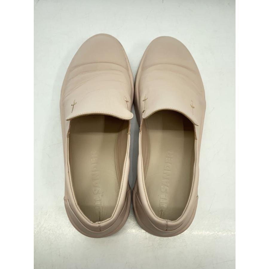 JIL SANDER◇スリッポン/ローカットスニーカー/38/PNK/レザー/JS30101 