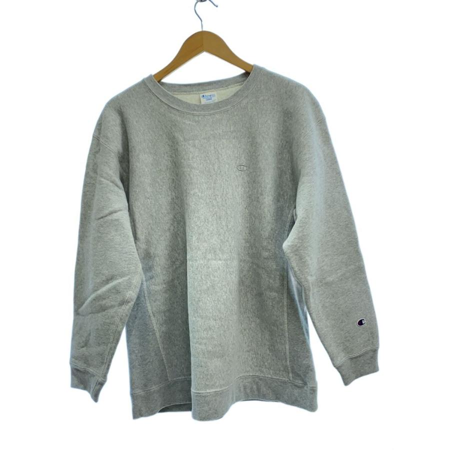 Champion◇REVERSE WEAVE/青タグ復刻/スウェット/L/コットン/GRY/C8