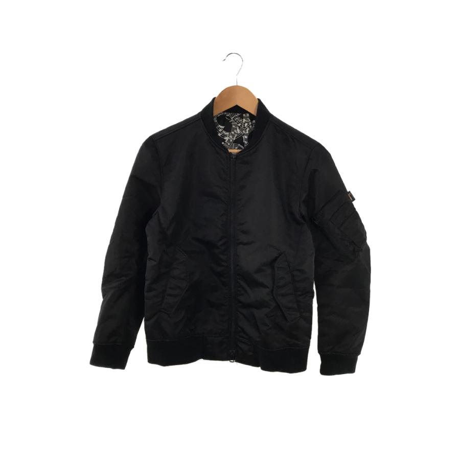 NUMBER (N)INE◇フライトジャケット/1/ナイロン/BLK/116354001
