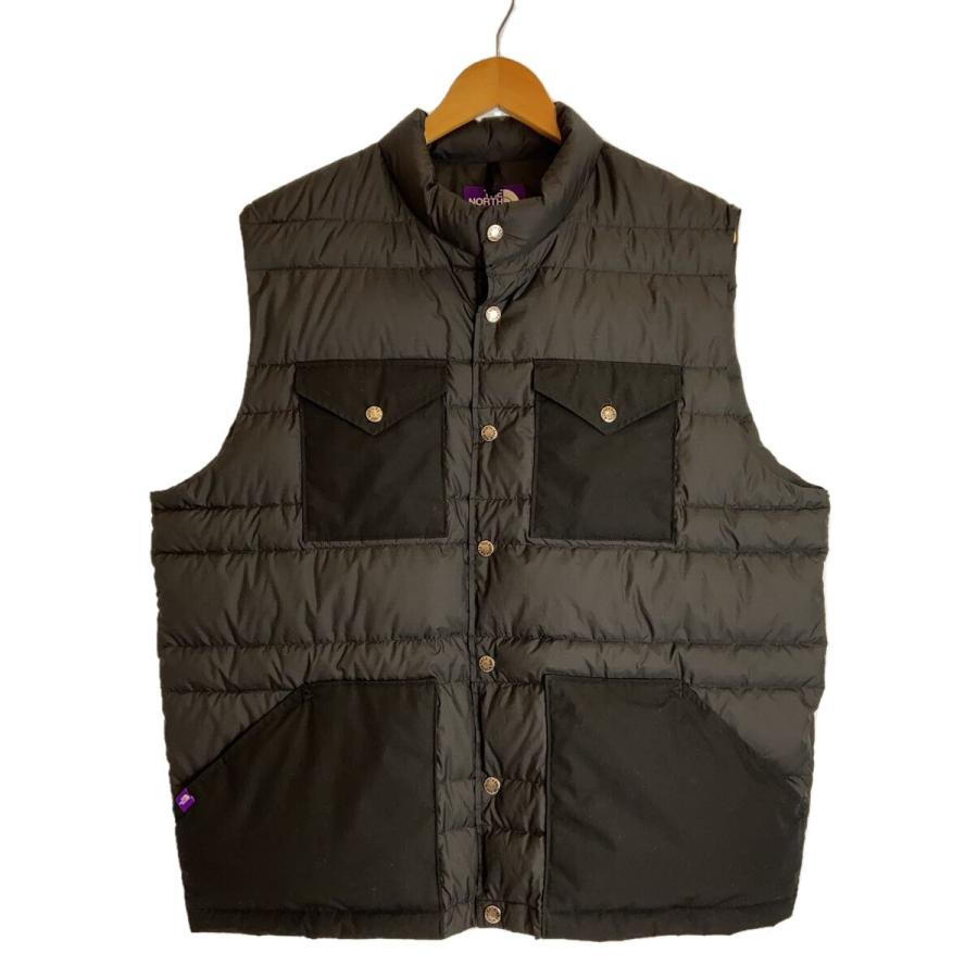THE NORTH FACE PURPLE LABEL◇ダウンベスト/L/ポリエステル/BLK