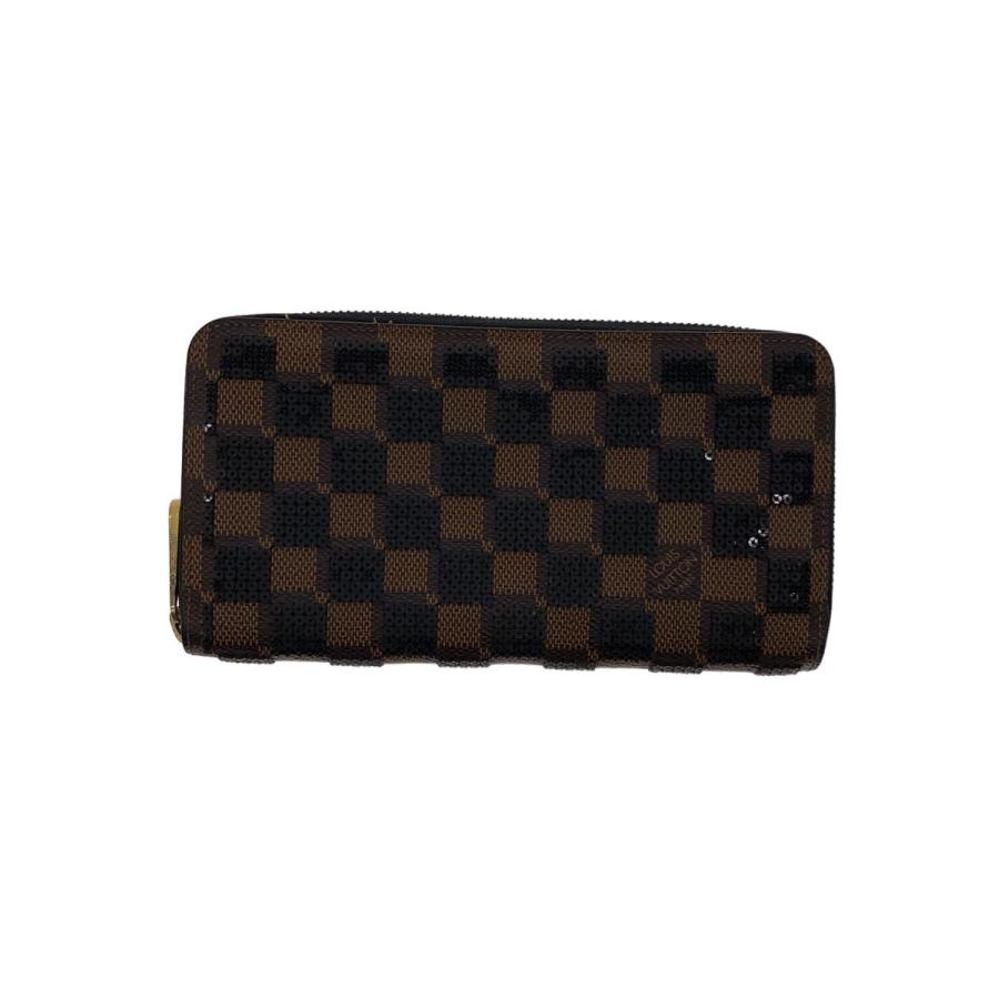 LOUIS VUITTON◇ジッピー・ウォレット_ダミエ・パイエット_