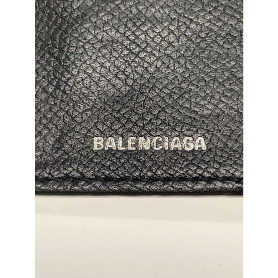 BALENCIAGA◇キーケース/レザー/BLK/6連キーケース// : セカンド