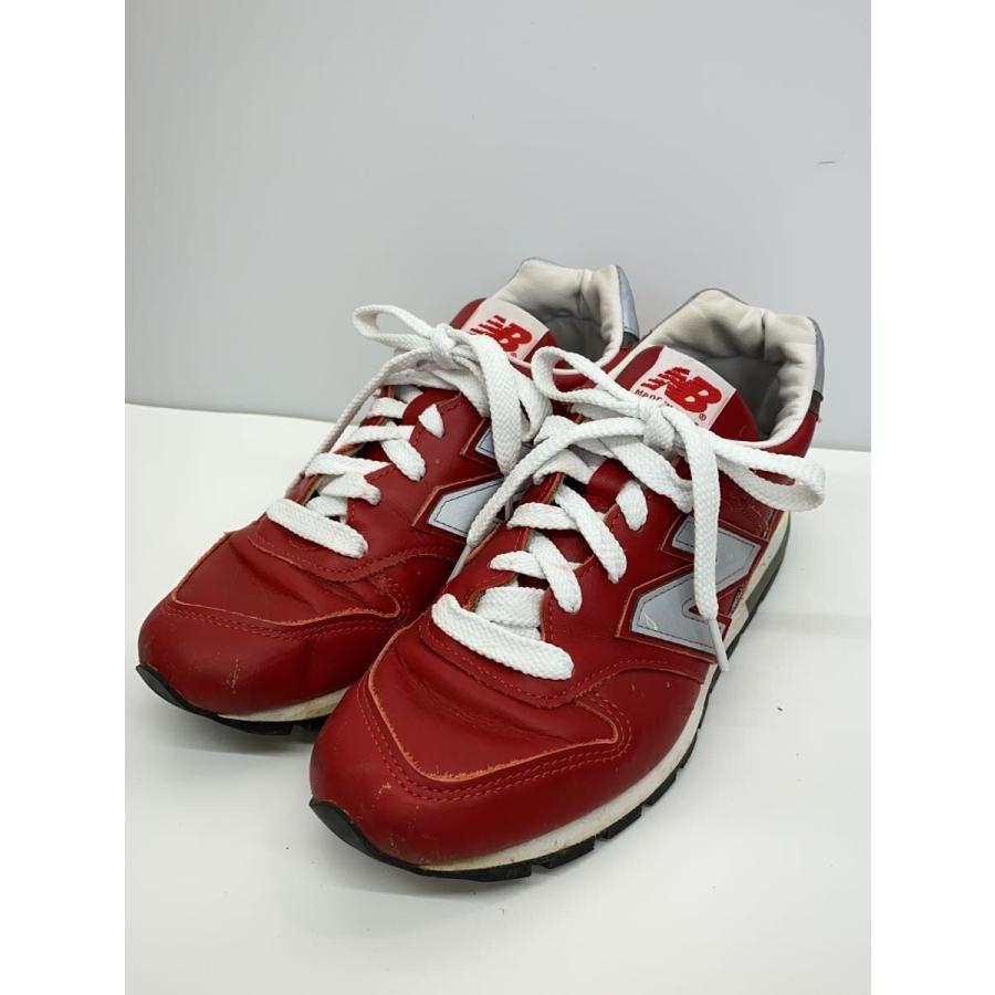 ニューバランスM996LRD レッド made in USA NEW BALANCE◇M996/レッド/Made in USA/23.5cm/RED : セカンド