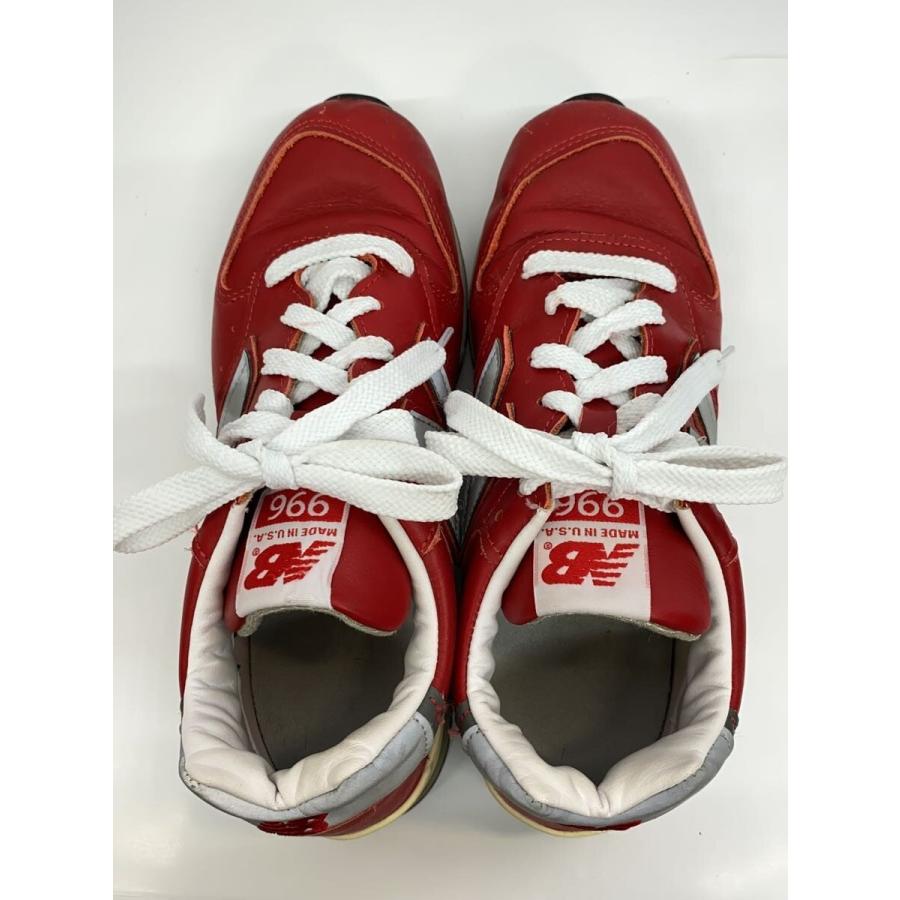 NEW BALANCE◇M996/レッド/Made in USA/23.5cm/RED : セカンド