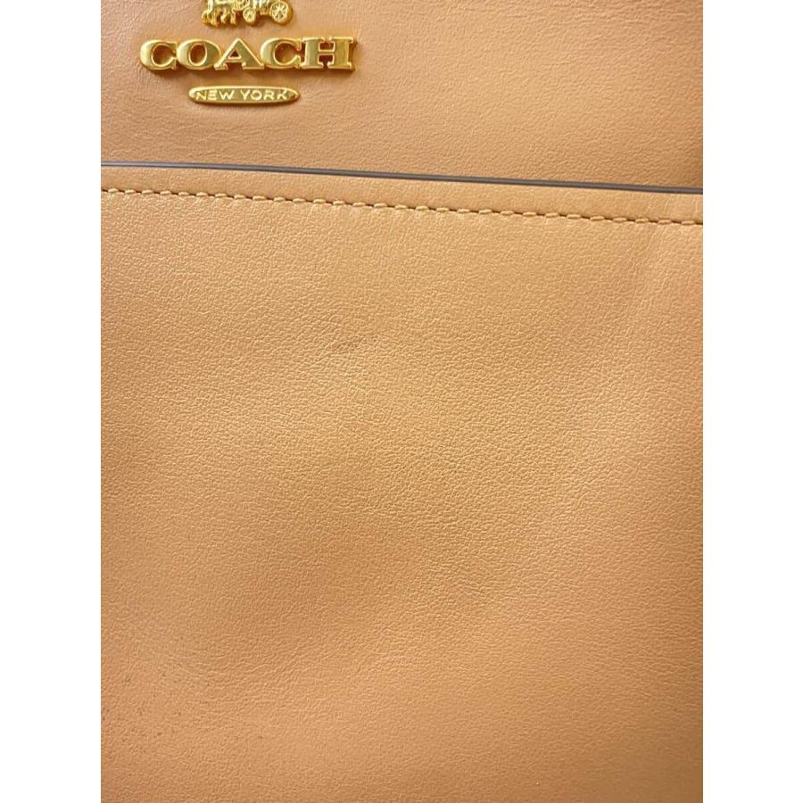 インターネットで買う COACH◆ハンドバッグ/レザー/BEG/無地/26831/コーチ/COACH/ベージュ