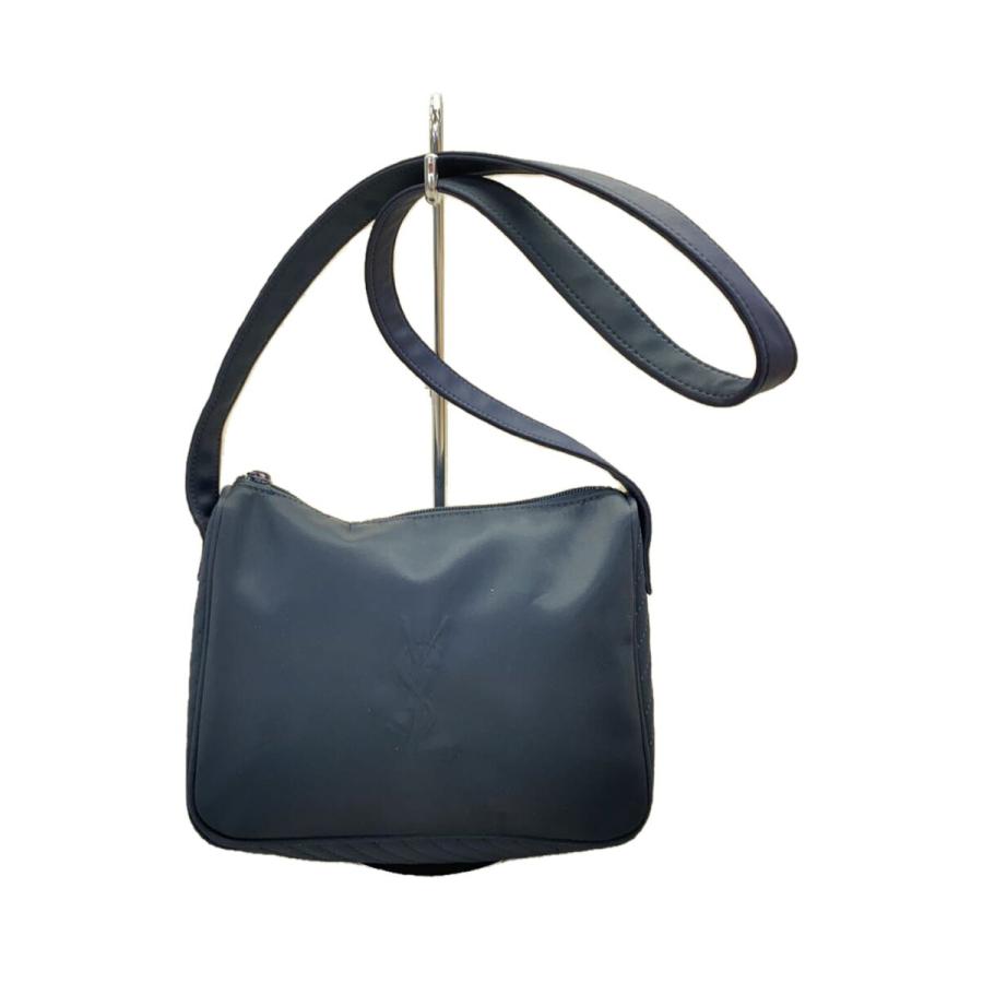 Yves Saint Laurent ショルダーバッグ YVES SAINT LAURENT◇ショルダーバッグ/--/NVY/無地// : セカンド