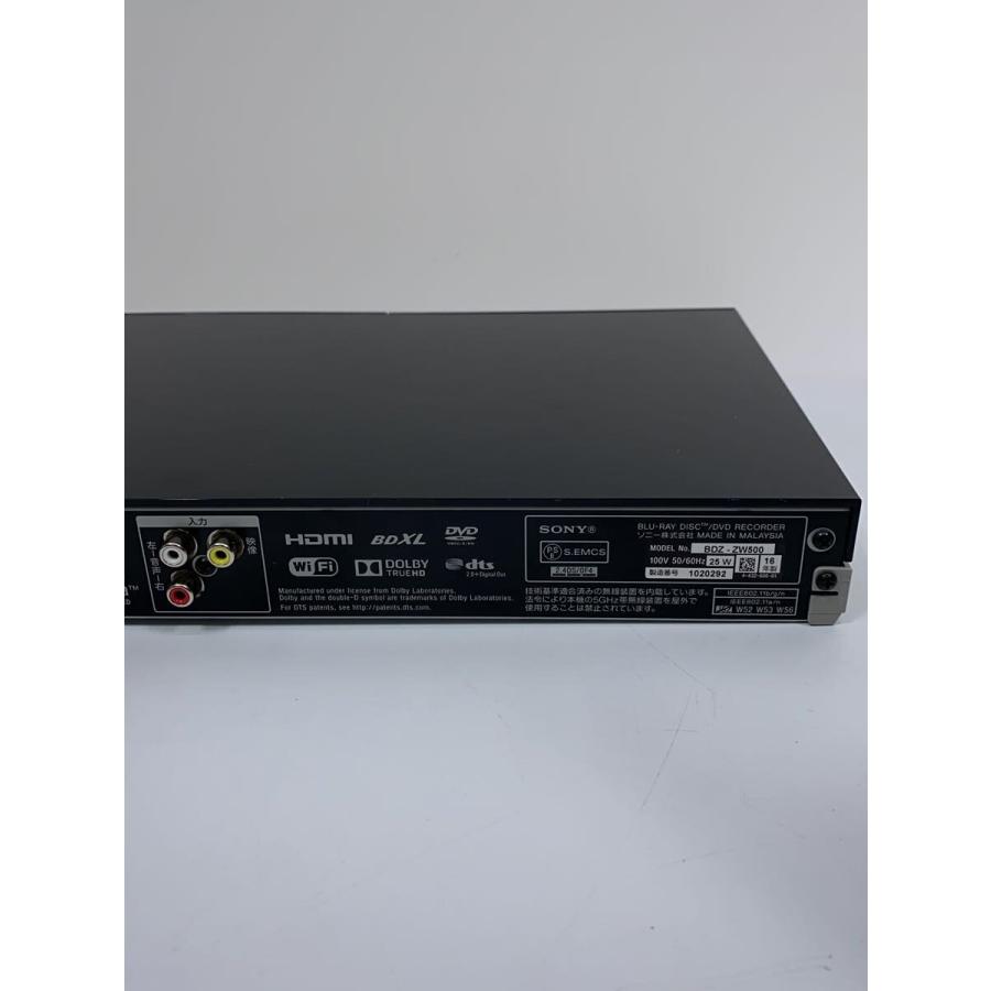 SONY◇ブルーレイレコーダー/BDZ-ZW500/500GB/2番組同時録画 SONY◇ブルーレイレコーダー/BDZ-ZW500/500GB/2番組同時録画