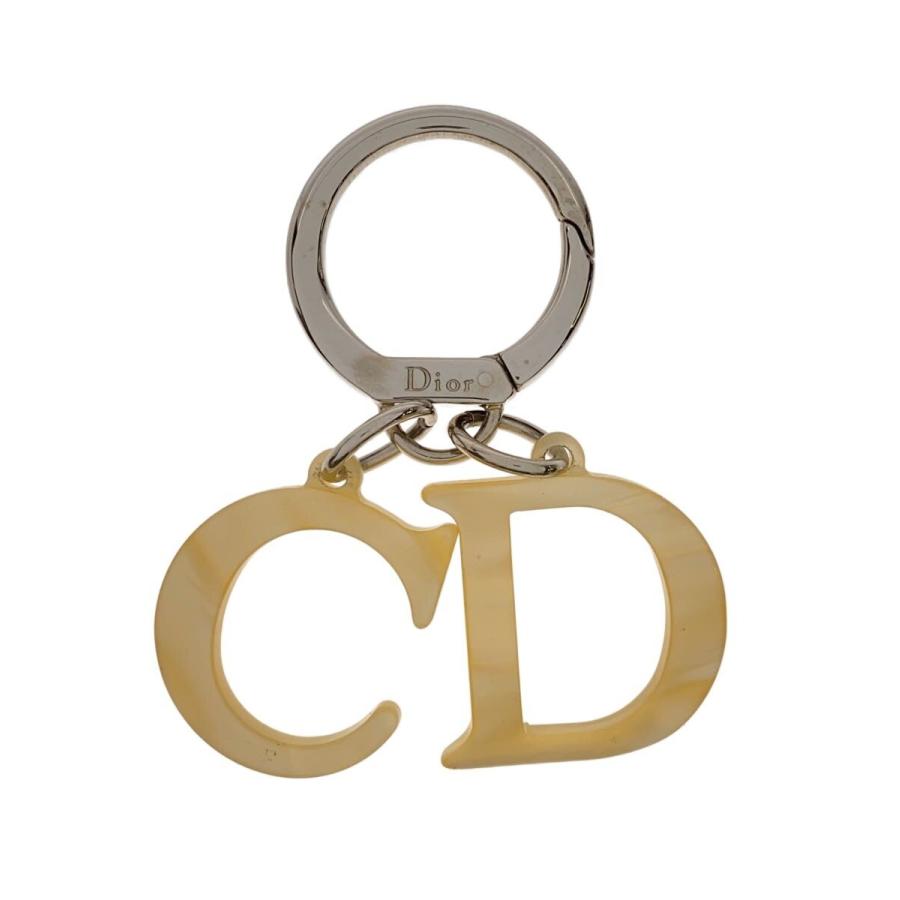 Christian Dior◇キーホルダー/--/BEG/無地/レディース : セカンド