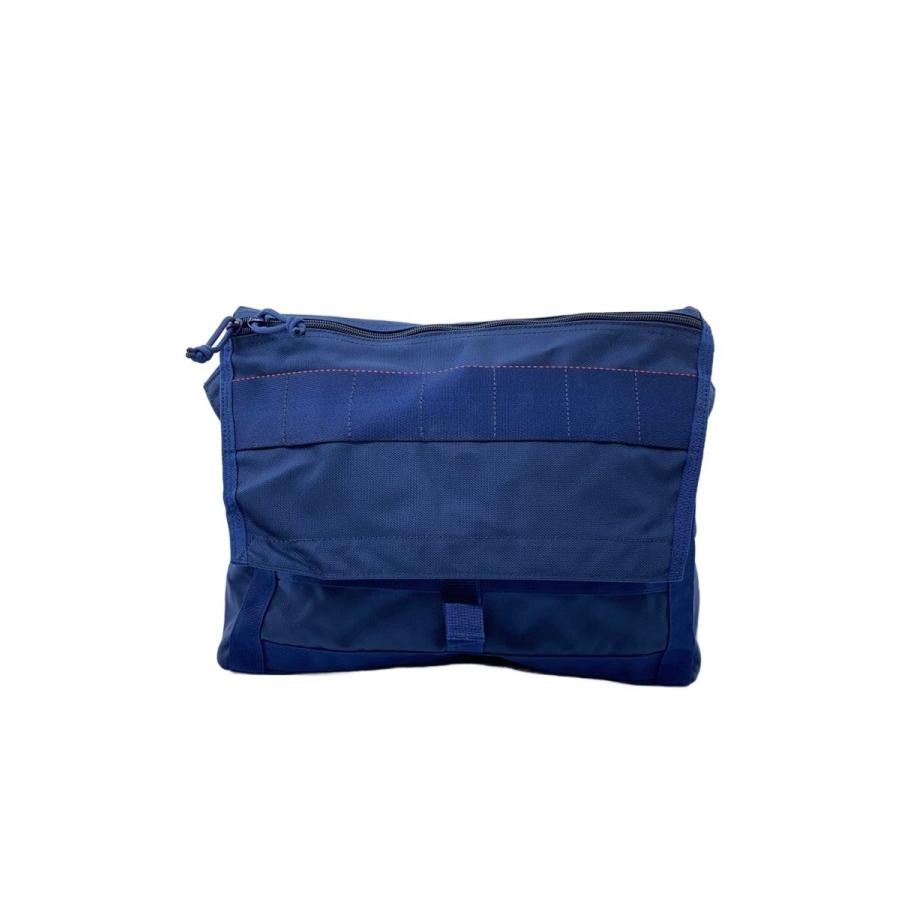 BRIEFING◇FLEET MESSENGER BAG/ショルダーバッグ/ナイロン/NVY/無地