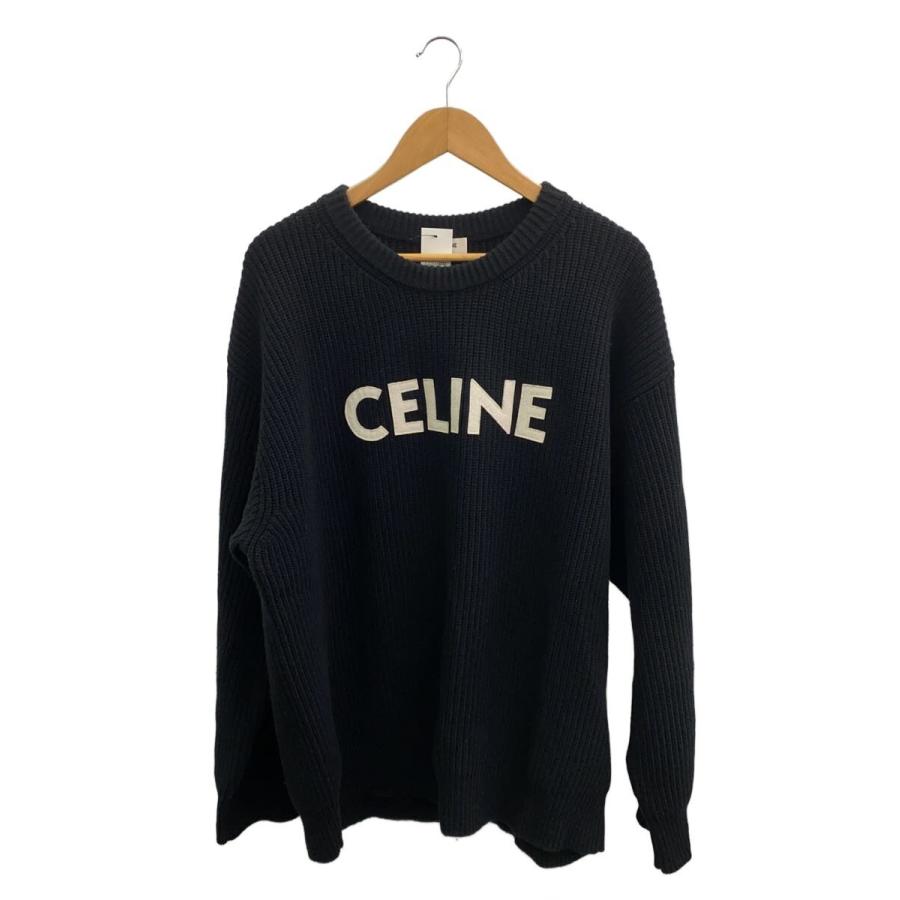 CELINE◇ニット・セーター(厚手)/S/ウール/ブラック/2A19R423P.38NO