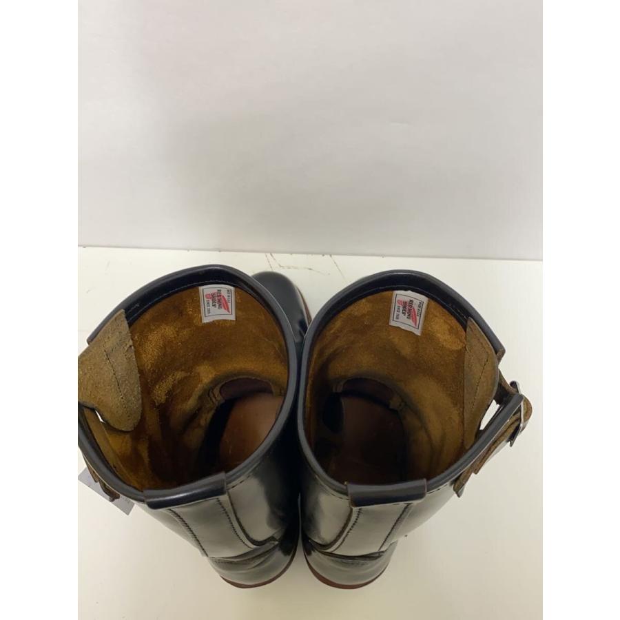RED WING◇ENGINEER BOOTS/エンジニアブーツ/US9/BLK/レザー/9268