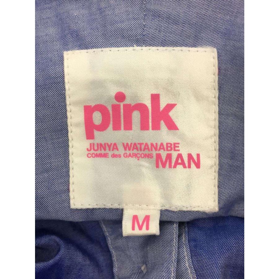 JUNYA WATANABE MAN PINK COMME des GARCONS◆長袖ワンピース/M/コットン/ブルー/無地/UM-C012｜ssol-shopping｜03