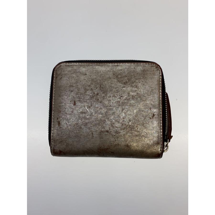 PORTER◇フォイルウォレット/2つ折り財布/SLV/シルバー/無地/メンズ