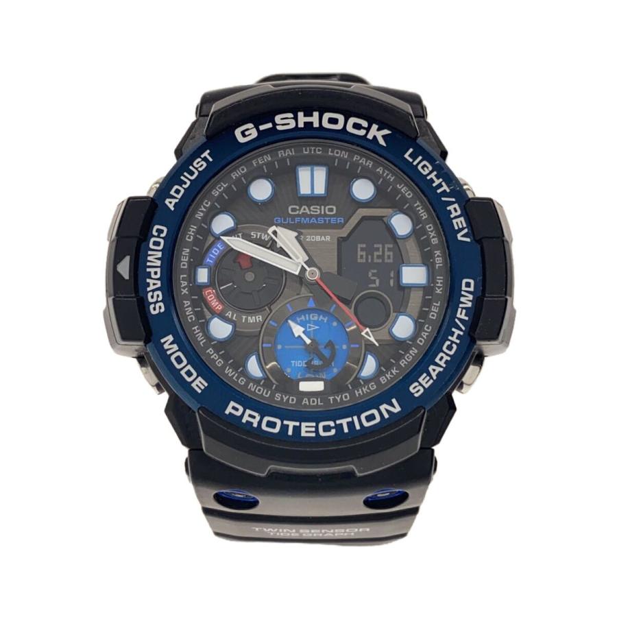 CASIO◇クォーツ腕時計・G-SHOCK/デジアナ/BLU : セカンドストリート