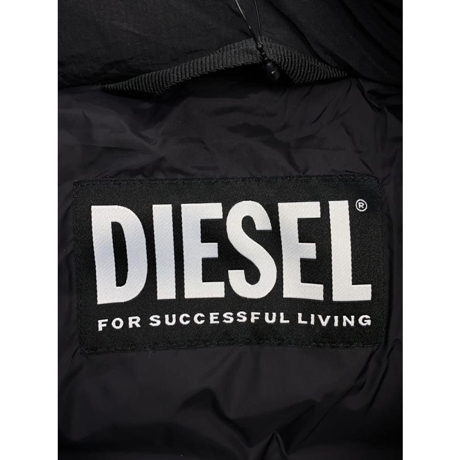 DIESEL◇ダウンベスト/M/ポリエステル/BLK/ブラック/黒/無地