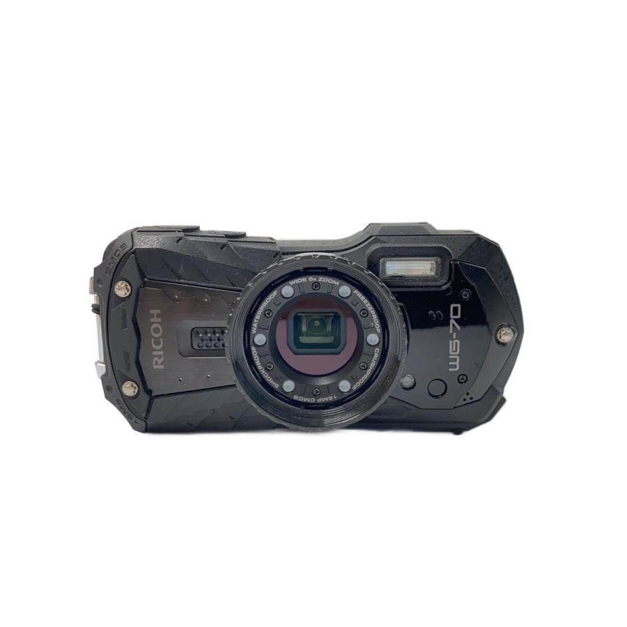 RICOH◇デジタルカメラ RICOH WG-70 [ブラック]// : セカンド