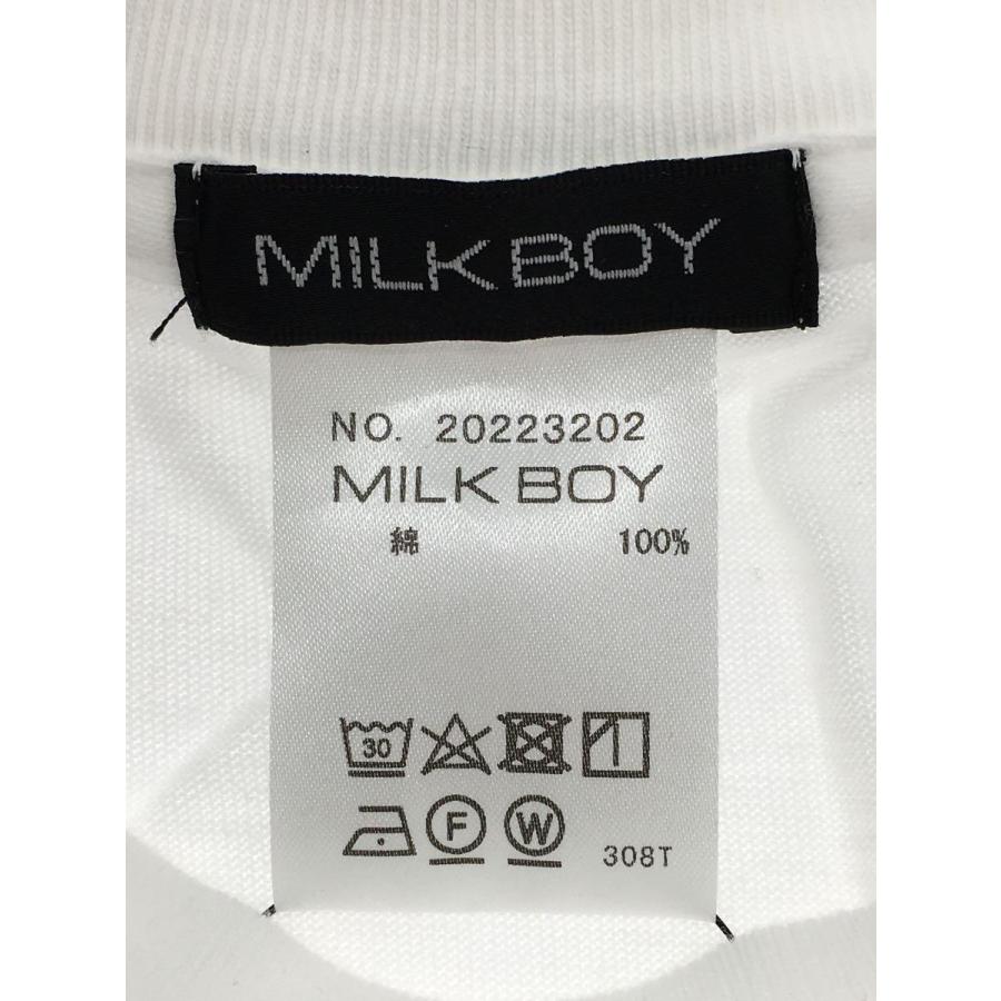 MILK BOY◆22aw/family Tシャツ/WHT/プリント/20223202｜ssol-shopping｜03