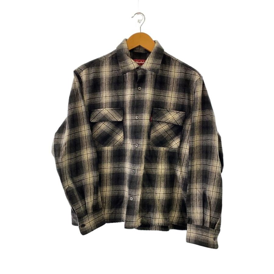 HIDE AND SEEK◇長袖シャツ/M/コットン/GRY/チェック/HS-090325