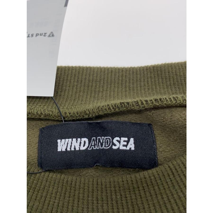 WIND AND SEA◇スウェット/L/コットン/GRN/WDS-C-ABU-24-Q1-04 WIND AND SEA◇スウェット/L/コットン/GRN/WDS-C-ABU-24-Q1-04