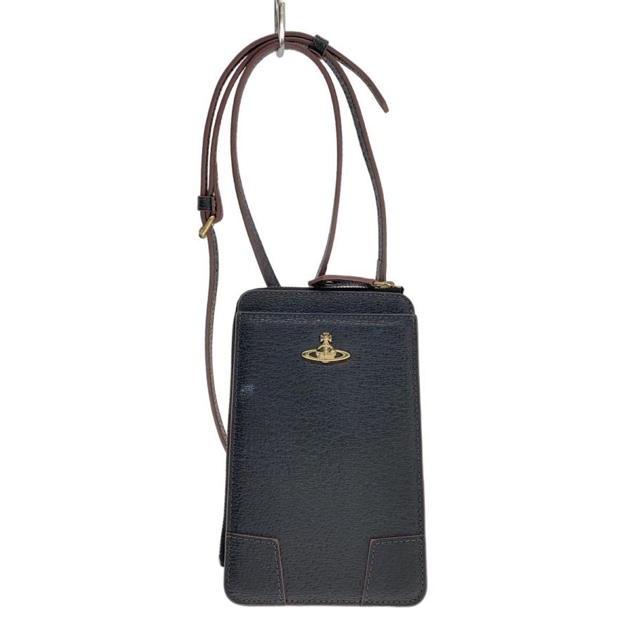 Vivienne Westwood◇ショルダーバッグ/--/BLK : セカンドストリート