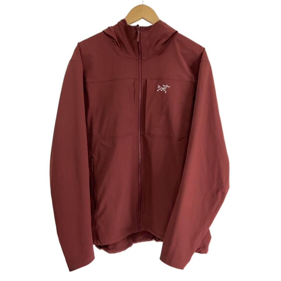 ARC'TERYX◇ジャケット/GAMMA HOODY/首元汚れ考慮/ナイロン/BLK