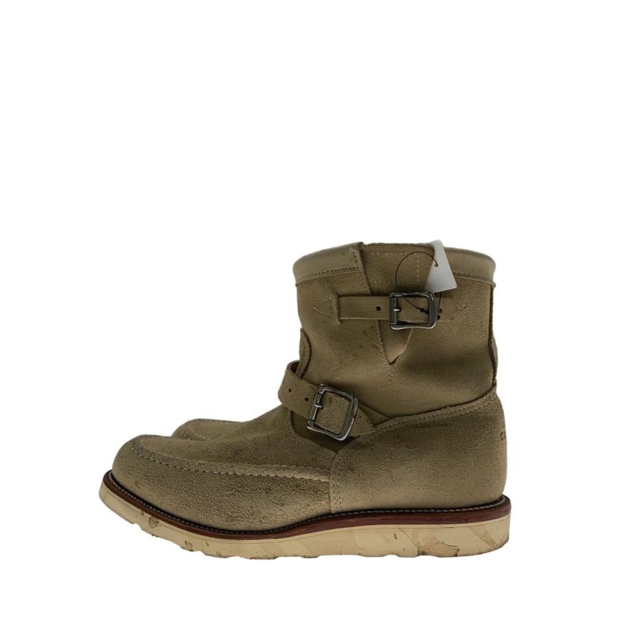 美品【CHIPPEWA】91071 エンジニアブーツ スエード 5E ビブラム CHIPPEWA◇エンジニアブーツ/28cm/BEG/スウェード/1901M09
