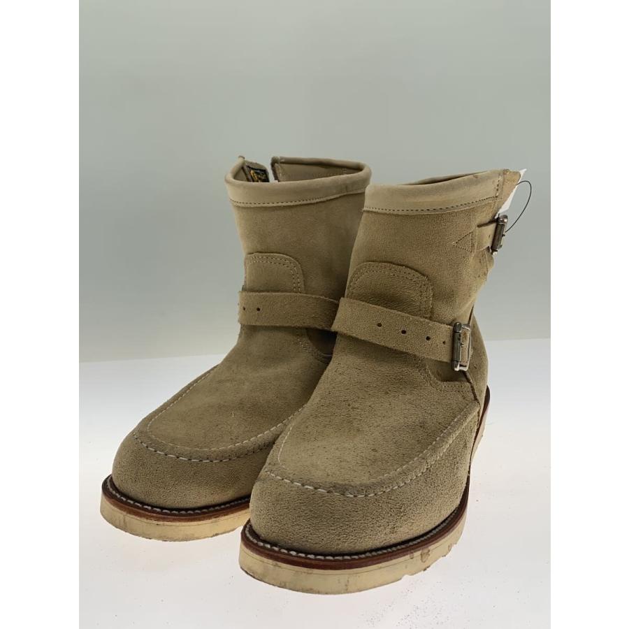CHIPPEWA◇エンジニアブーツ/28cm/BEG/スウェード/1901M09