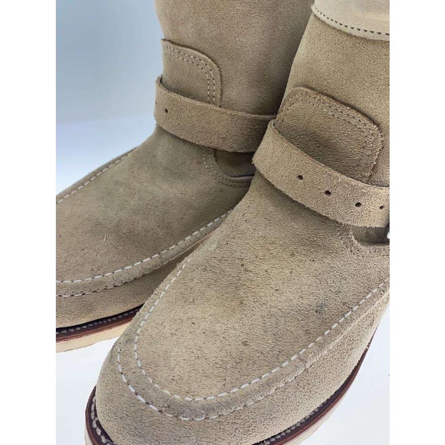 美品【CHIPPEWA】91071 エンジニアブーツ スエード 5E ビブラム CHIPPEWA◇エンジニアブーツ/28cm/BEG/スウェード/1901M09
