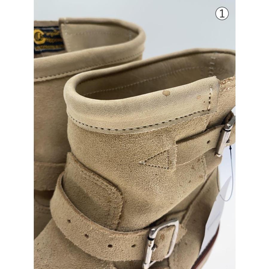 CHIPPEWA◇エンジニアブーツ/28cm/BEG/スウェード/1901M09
