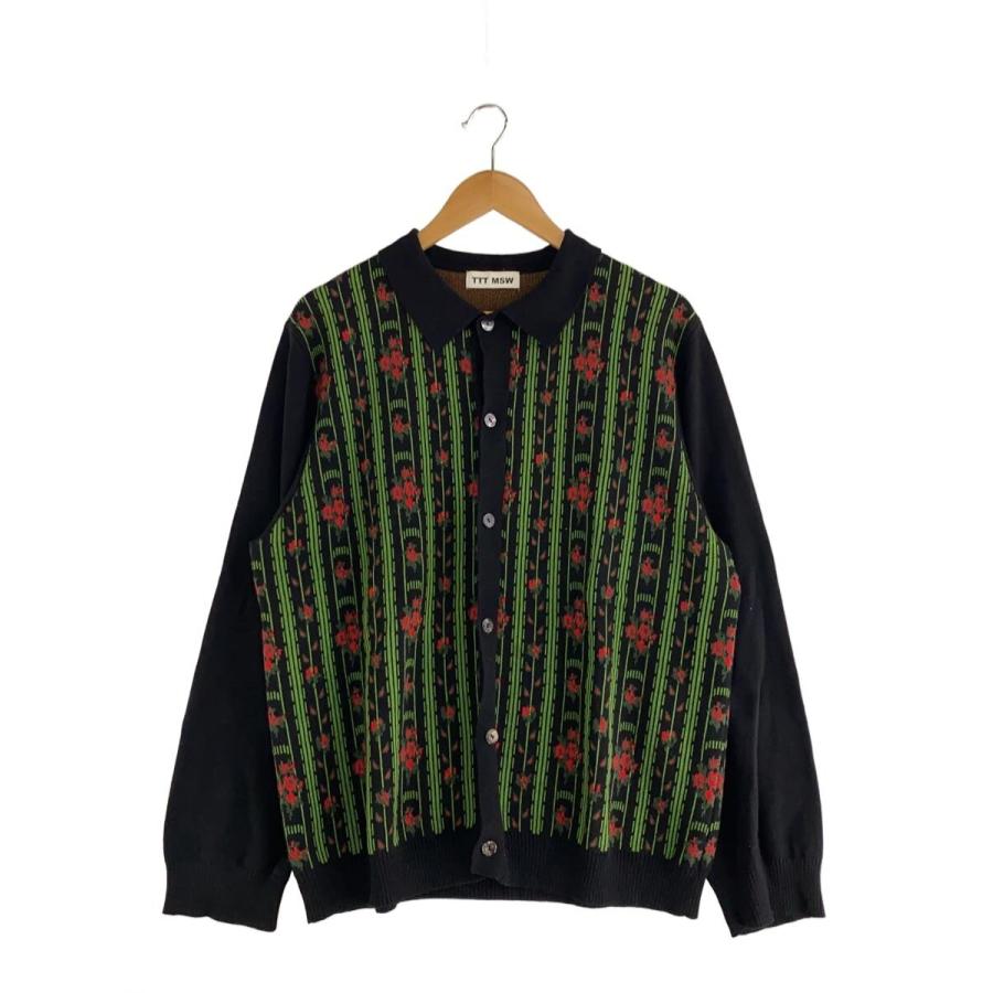 ttt_msw 19ss セットアップ TTT_MSW◇ジャケット/L/コットン/BLK/総柄/TTT-2022SS-KT02