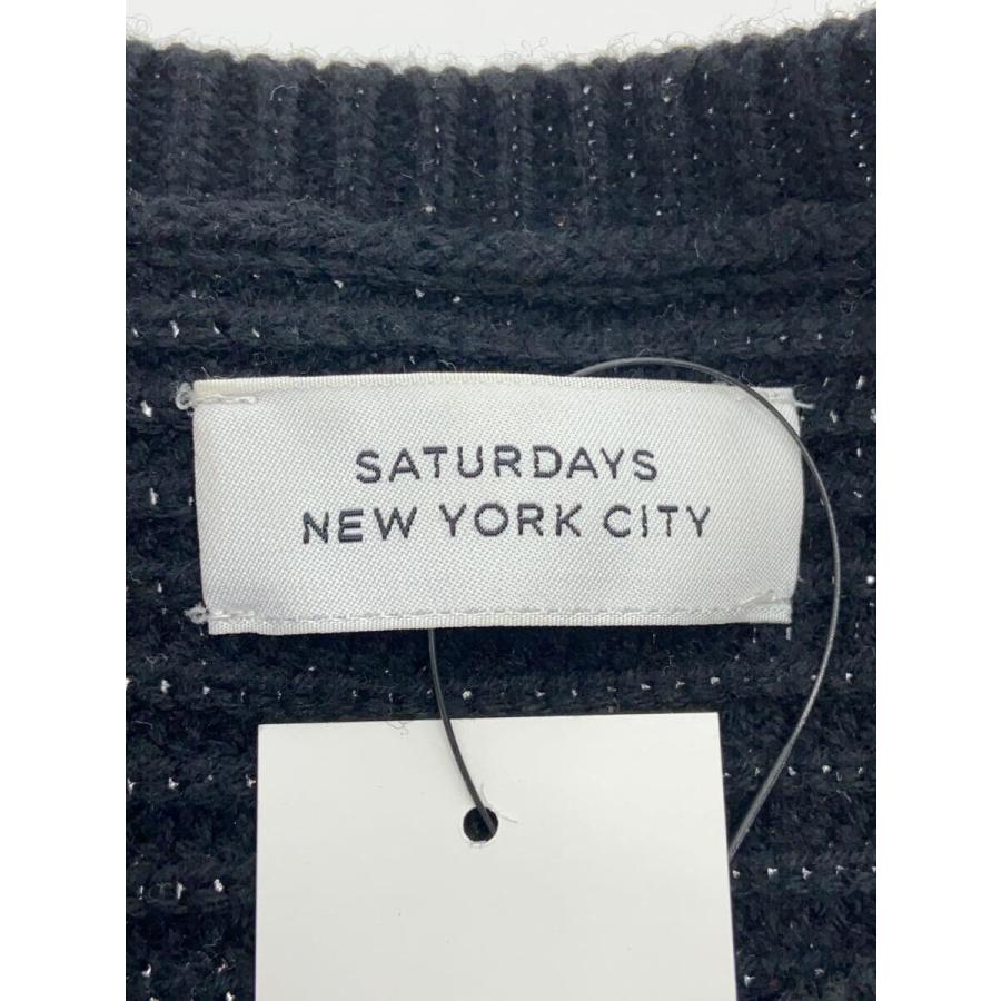 Saturdays NYC(SATURDAYS SURF NYC)◆セーター(薄手)/--/コットン/BLK/無地/bbm-0801-a｜ssol-shopping｜03