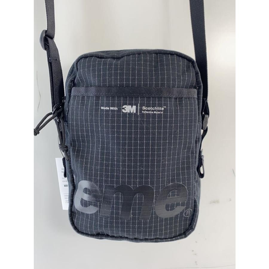 Supreme ショルダーバッグ ブラック チェック柄 Supreme◇ショルダーバッグ/--/BLK/チェック : セカンドストリート