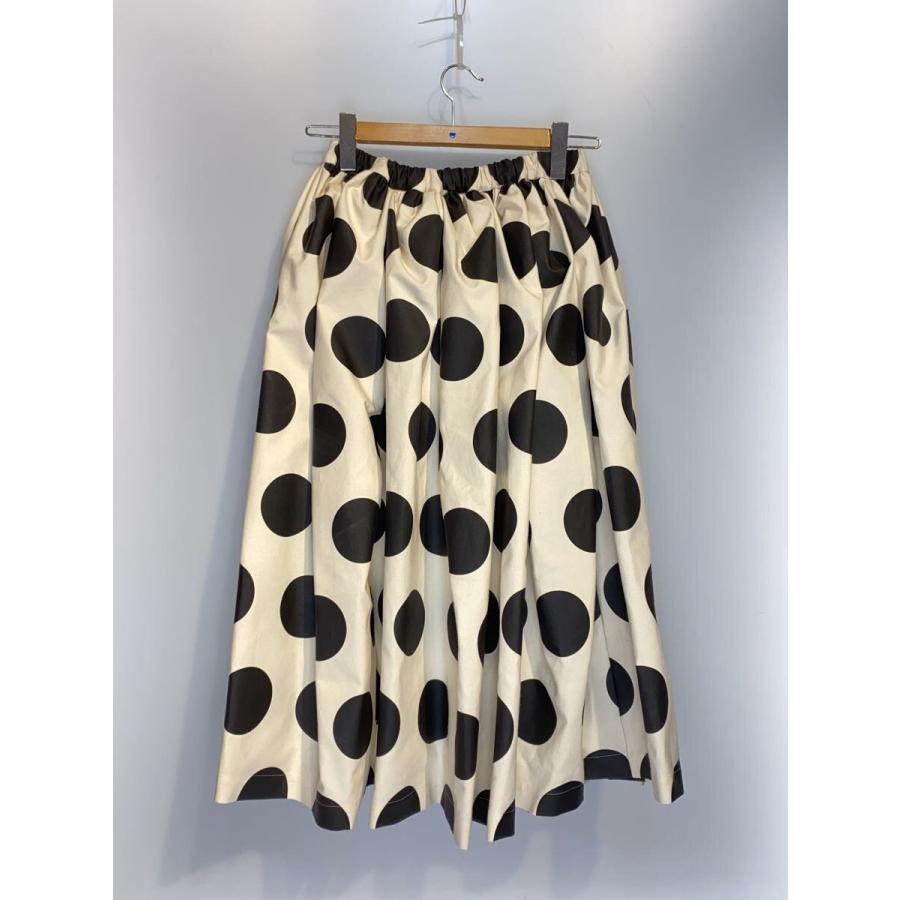 Tao COMME des GARCONS◇ロングスカート/S/コットン/WHT/ドット Tao COMME des GARCONS◇ロングスカート/S/コットン/WHT/ドット