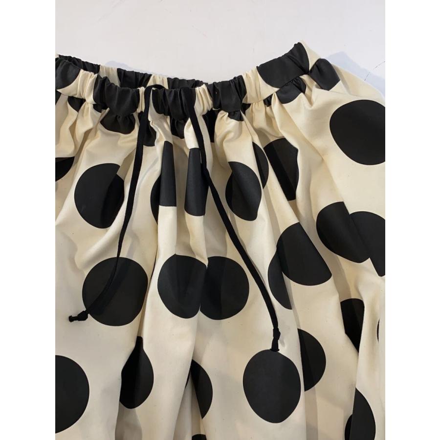 Tao COMME des GARCONS◇ロングスカート/S/コットン/WHT/ドット Tao COMME des GARCONS◇ロングスカート/S/コットン/WHT/ドット