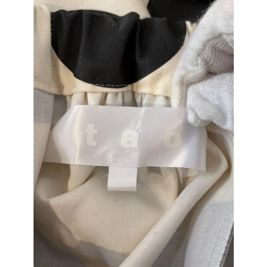 Tao COMME des GARCONS◇ロングスカート/S/コットン/WHT/ドット Tao COMME des GARCONS◇ロングスカート/S/コットン/WHT/ドット