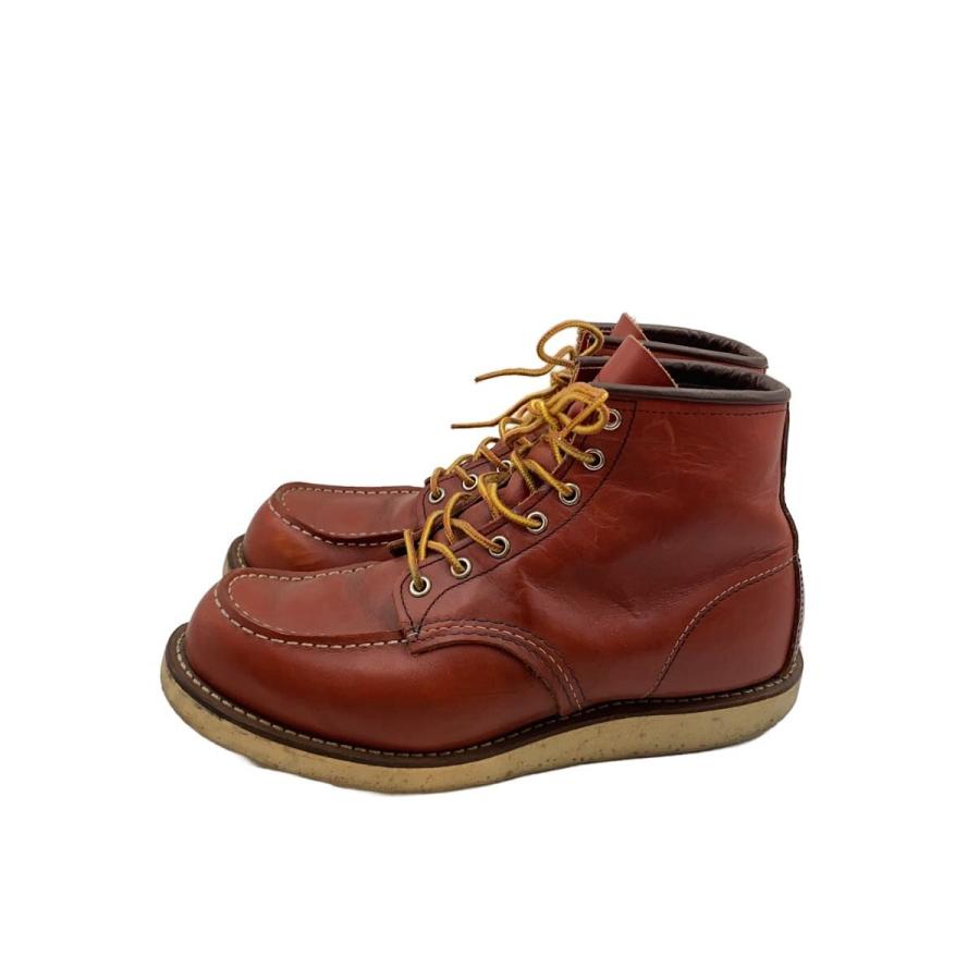 RED WING◇レースアップブーツ/27cm/RED/レザー/8875// : セカンド