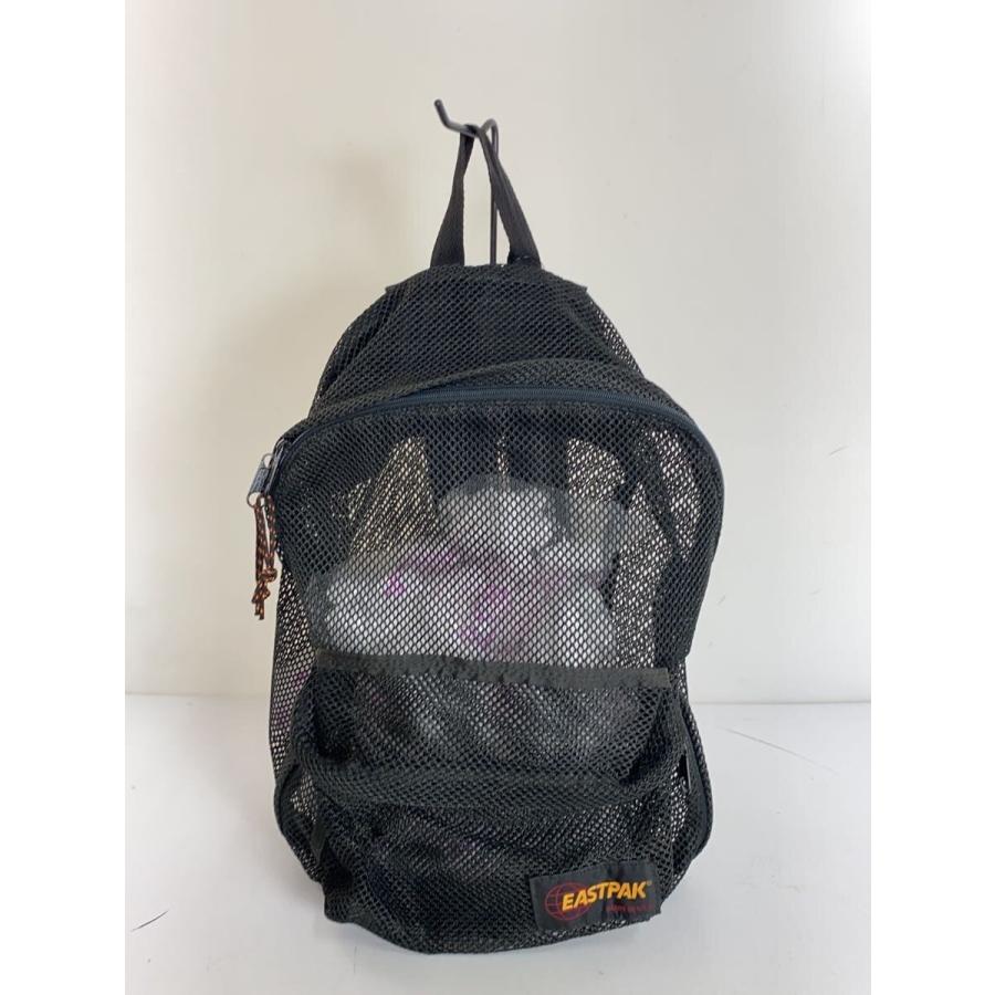 EASTPAK メッシュバックパック ブラック　アメリカ製 デッドストック EASTPAK◇リュック/--/BLK/80s〜90s/メッシュ/USA/Vintage