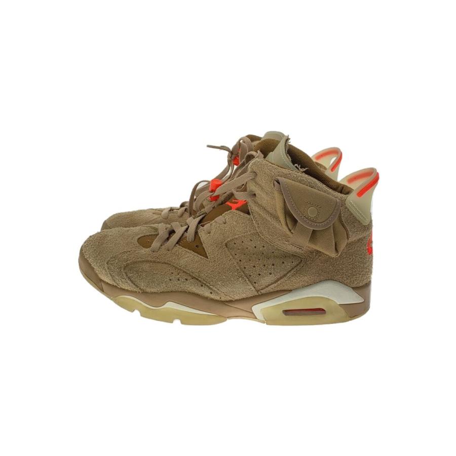 NIKE◇×TRAVIS SCOTT/AIR JORDAN 6/29.5cm/BEG/スウェード/DH0690-200